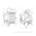 12V Dc motor blower for CITROEN XSARA CITROEN